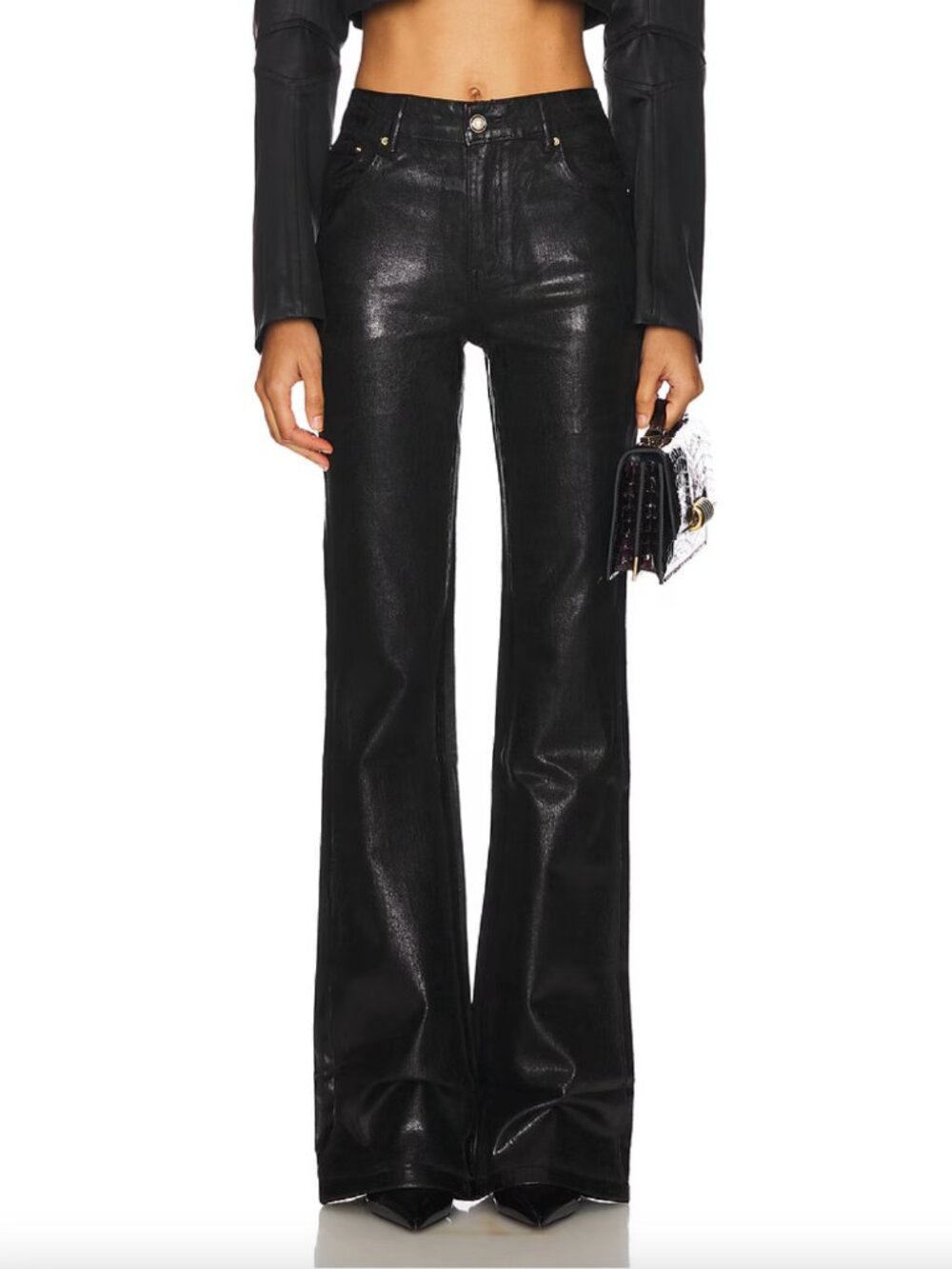 NWT retrofete Yara Pant in Liquid Black size 23